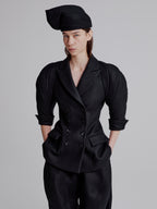 Kinetic sculpted sleeve bloomer jacket