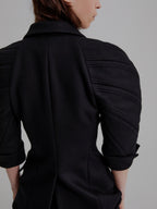 Kinetic sculpted sleeve bloomer jacket