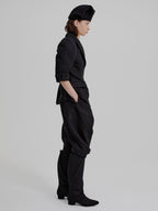 Kinetic sculpted sleeve bloomer jacket