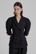 Kinetic sculpted sleeve bloomer jacket