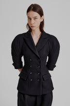 Kinetic sculpted sleeve bloomer jacket