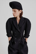Kinetic sculpted sleeve bloomer jacket