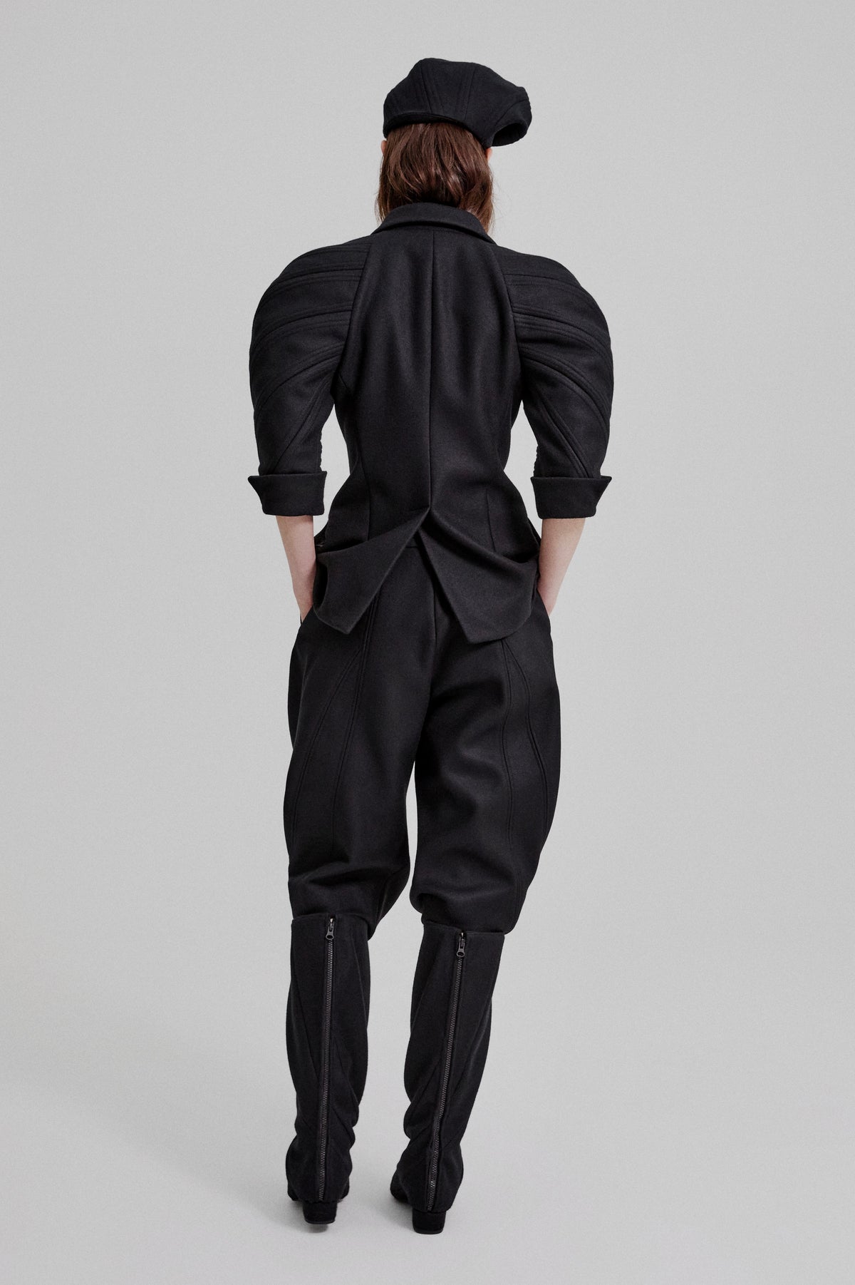 Kinetic draped bloomer knickers