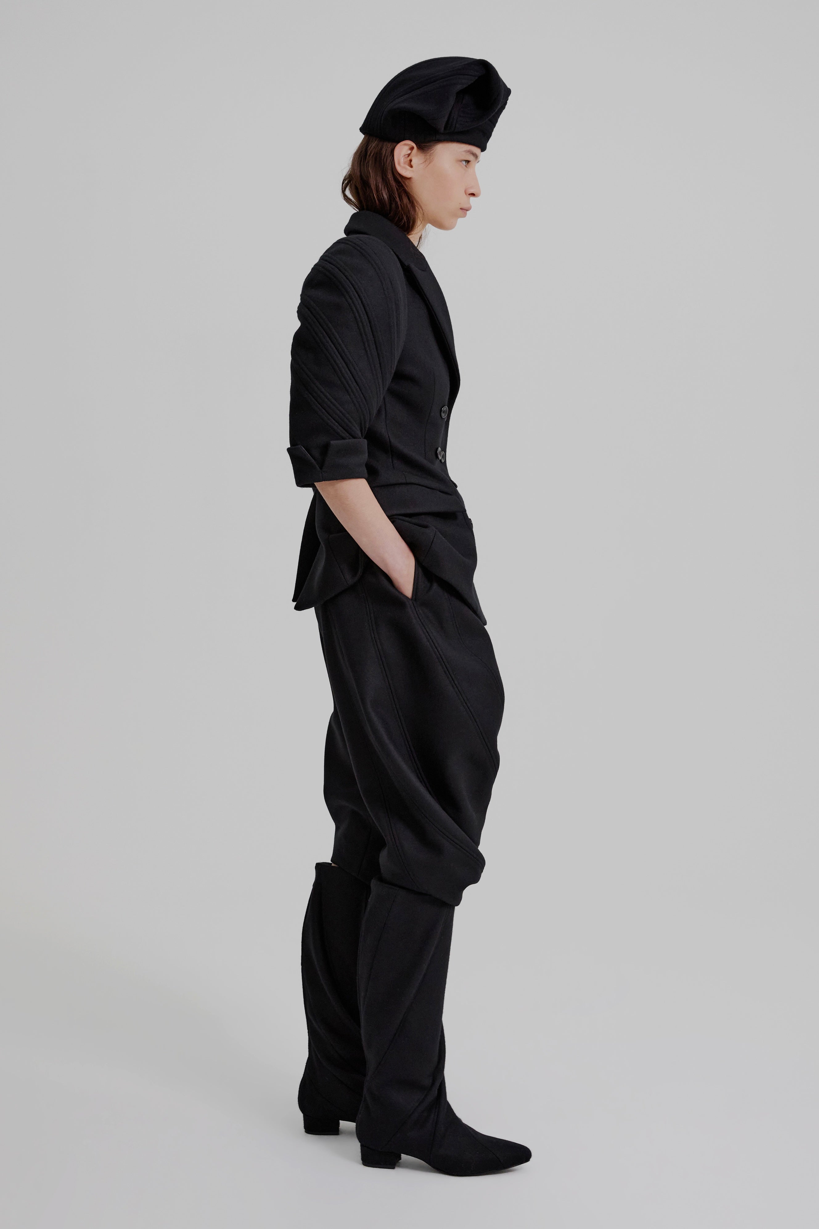 Kinetic draped bloomer knickers