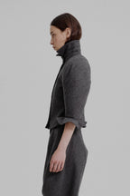 Kinetic sculpted sleeve bloomer jacket