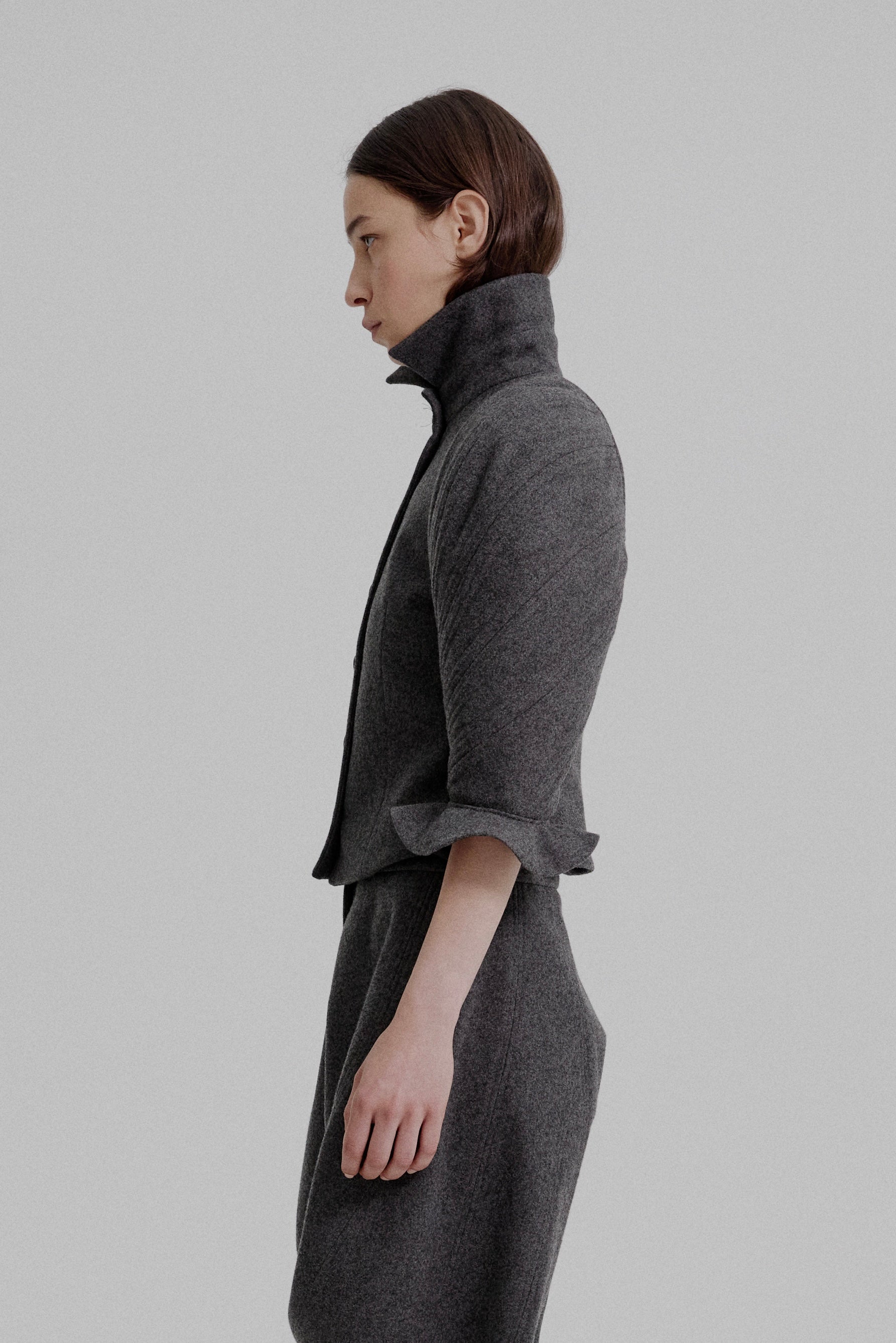 Kinetic sculpted sleeve bloomer jacket