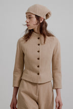 Fitted kinetic line bicycle jacket