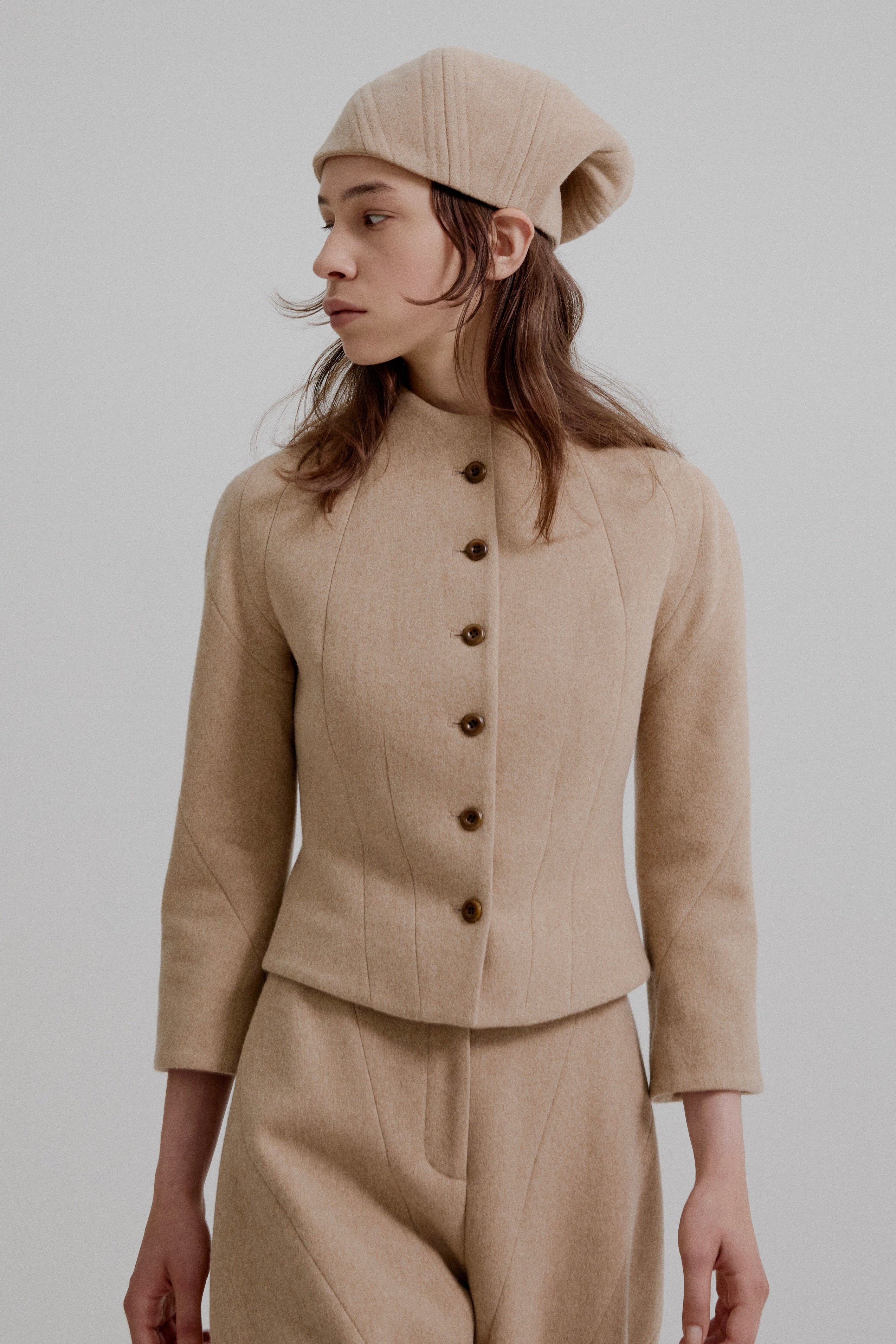 Fitted kinetic line bicycle jacket