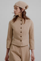 Fitted kinetic line bicycle jacket