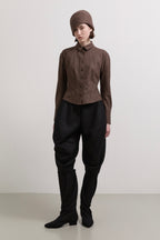 Fitted kinetic line bicycle shirt