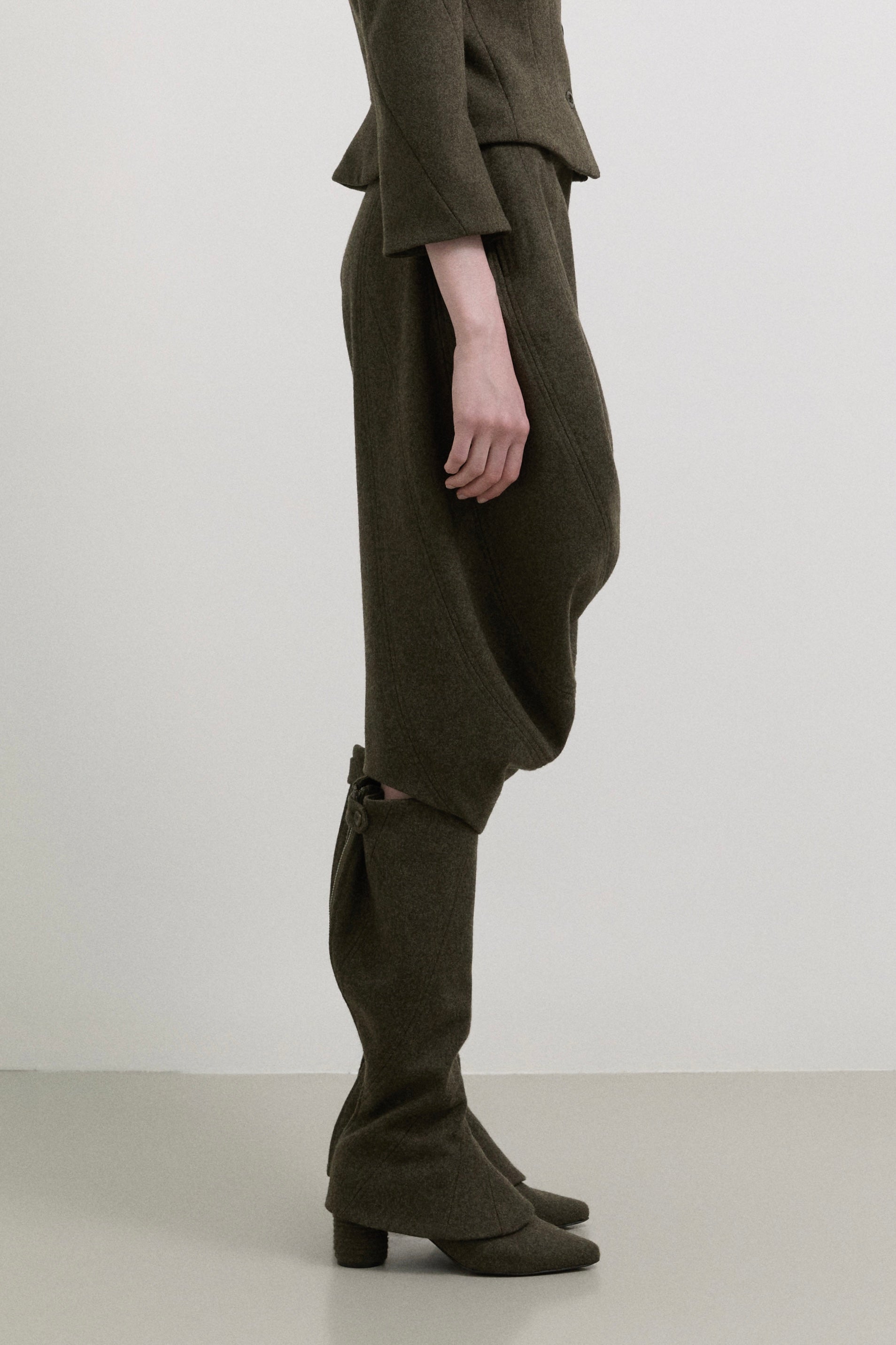Kinetic draped bloomer knickers