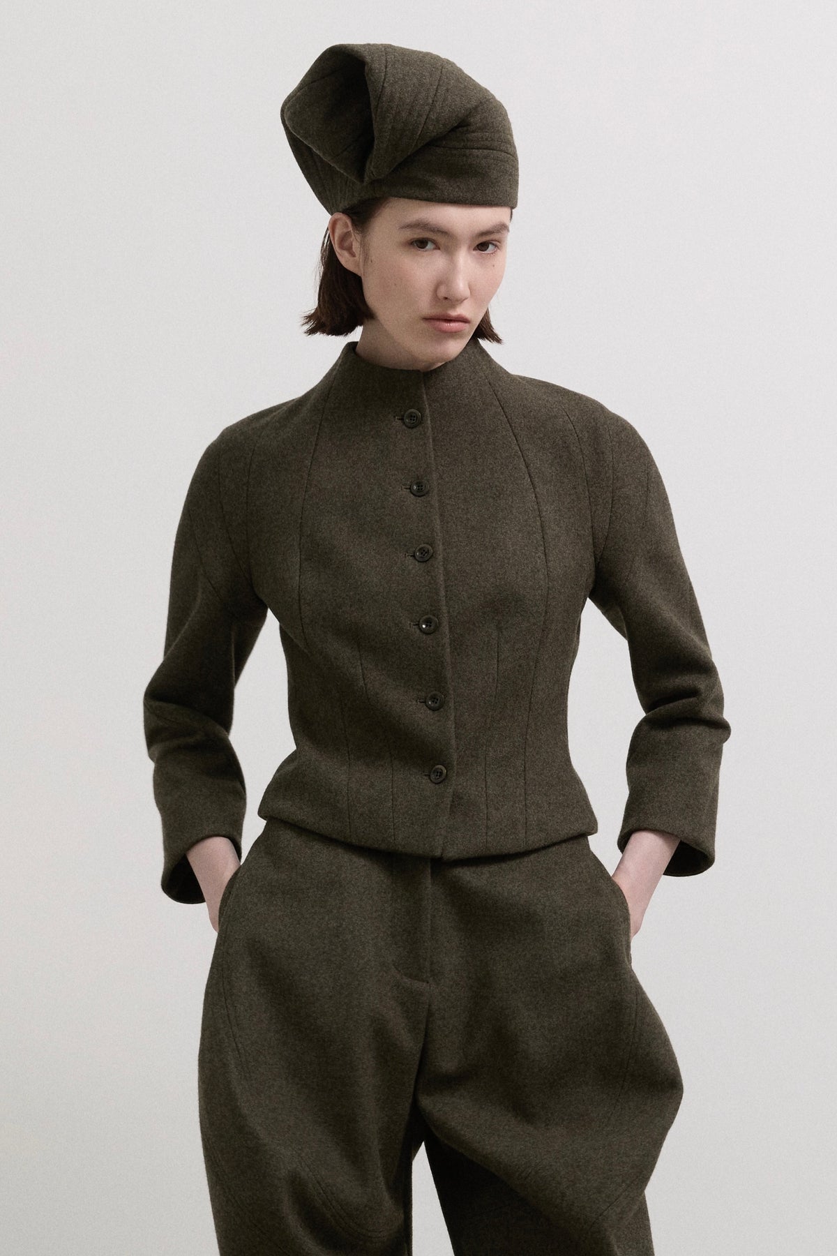 Fitted kinetic line bicycle jacket