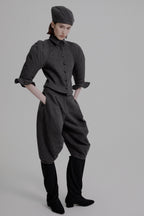 Kinetic draped bloomer knickers