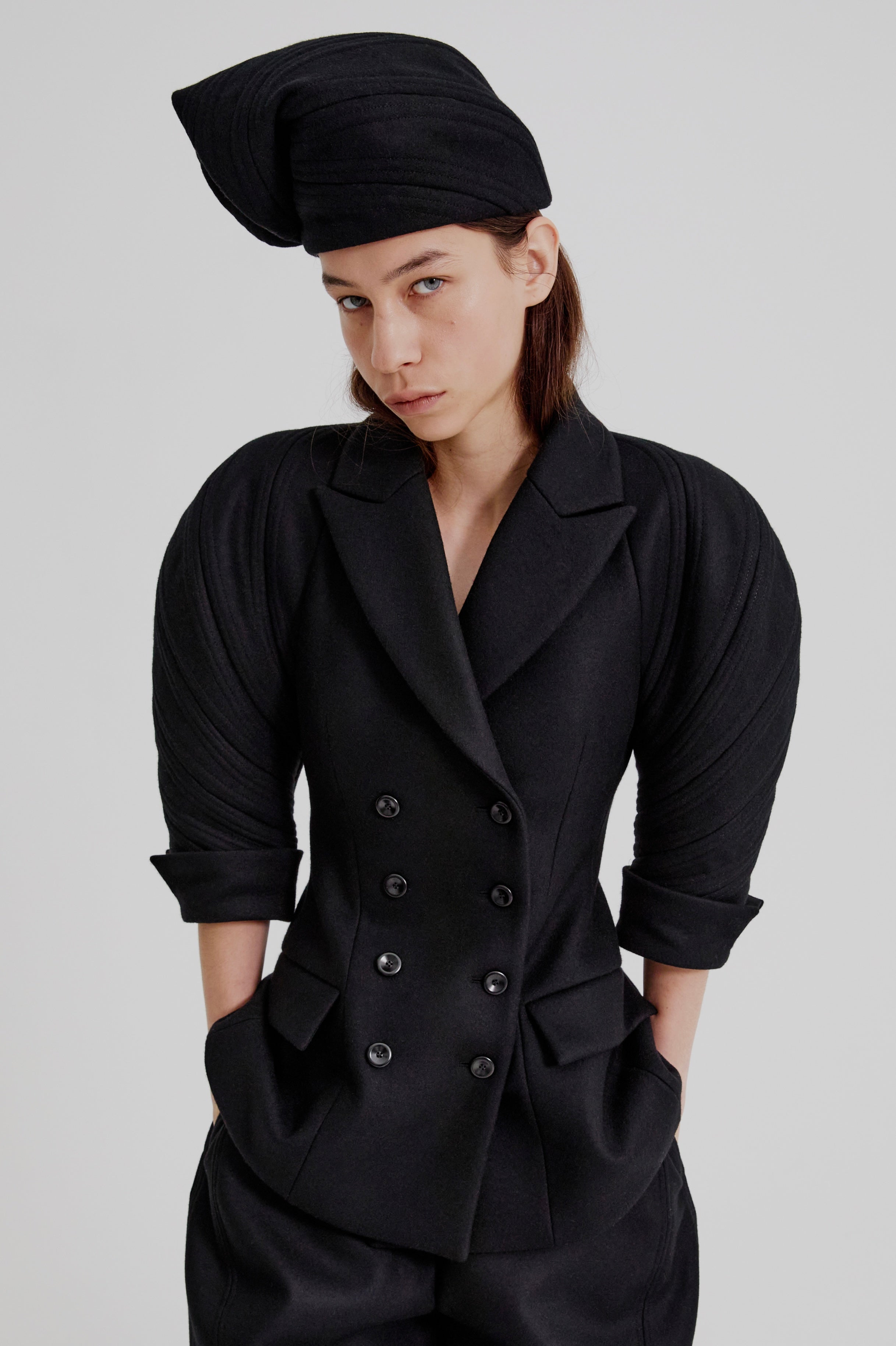 Kinetic sculptural hat