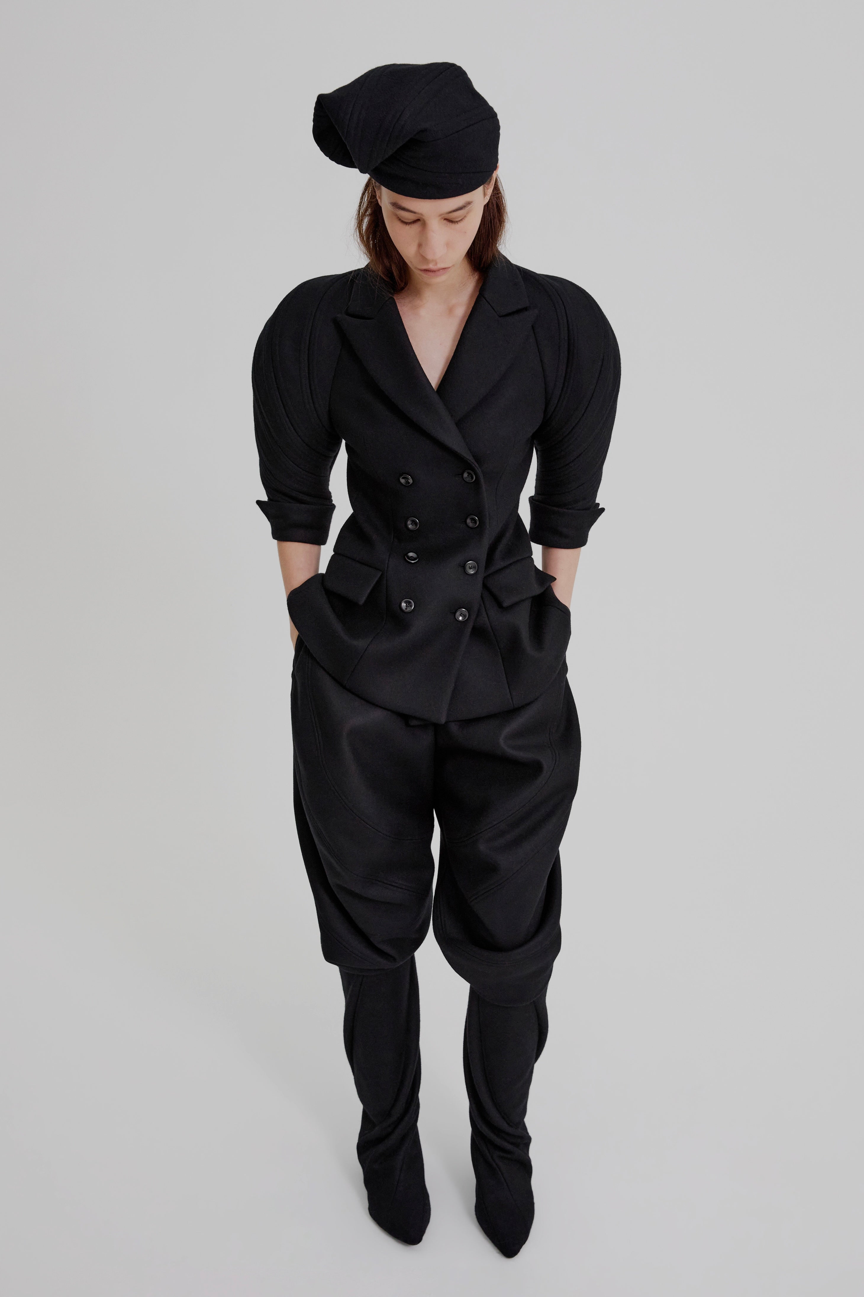 Kinetic draped bloomer knickers