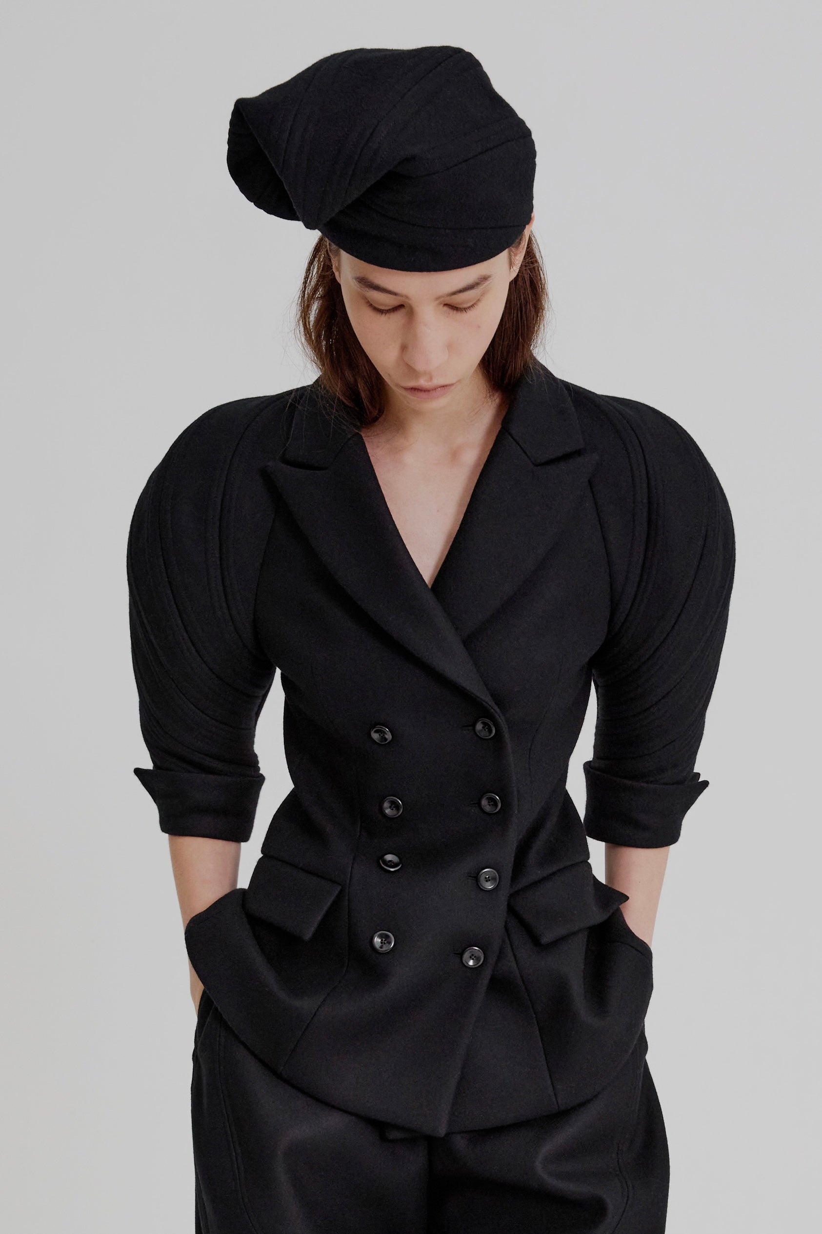 Kinetic sculptural hat