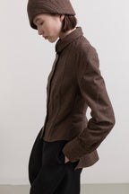 Fitted kinetic line bicycle shirt