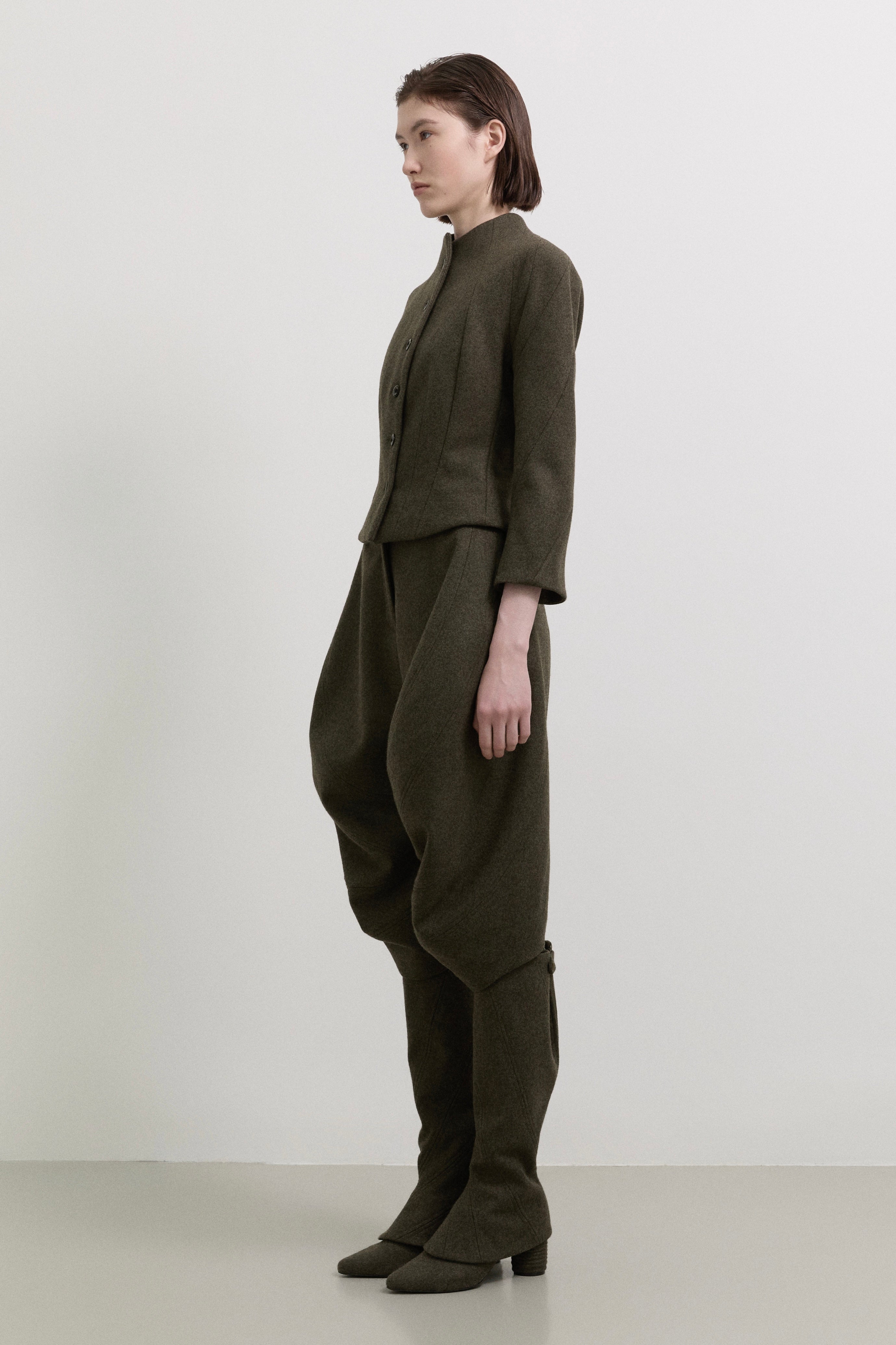 Kinetic draped bloomer knickers