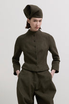 Fitted kinetic line bicycle jacket