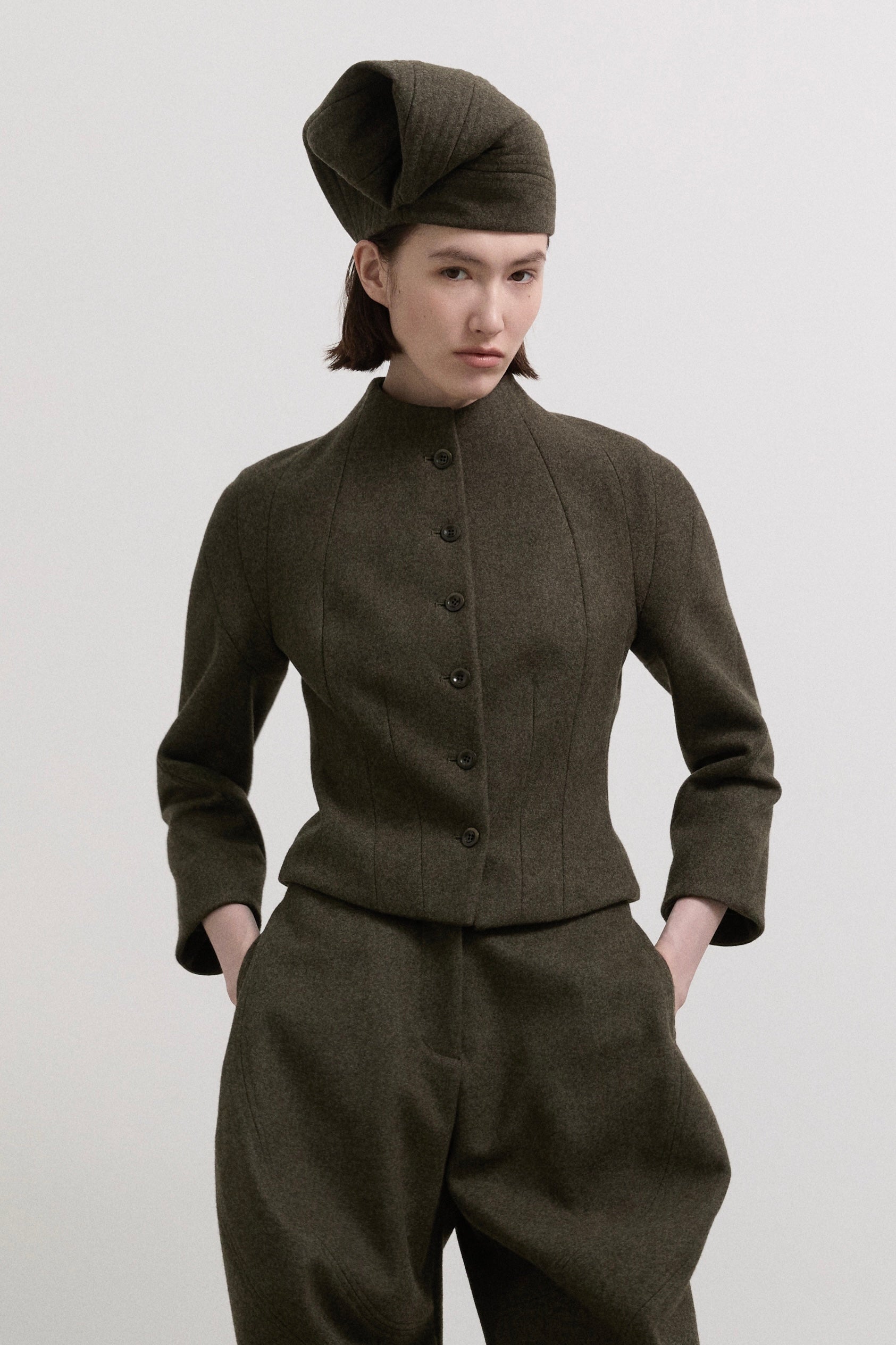 Fitted kinetic line bicycle jacket