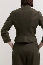 Fitted kinetic line bicycle jacket