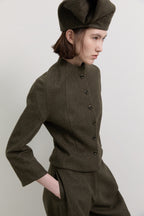 Fitted kinetic line bicycle jacket