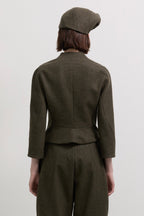 Fitted kinetic line bicycle jacket